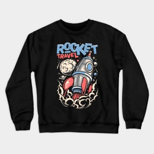 Rocket Travel Crewneck Sweatshirt